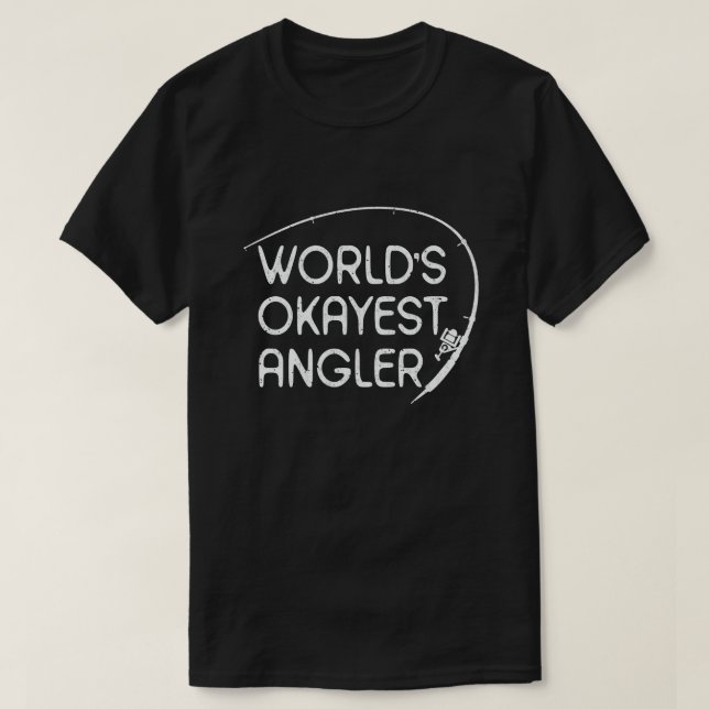 Weltweit die besten Angelfreunde T-Shirt (Design vorne)