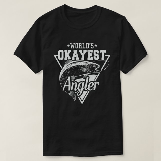 Weltweit die besten Angelfreunde T-Shirt (Design vorne)