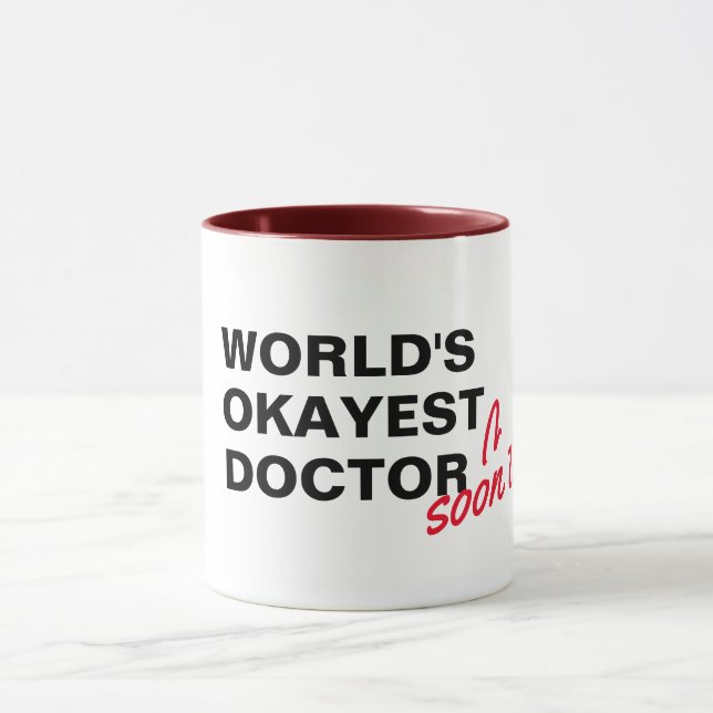 Weltweit geselliger Arztpraxis lustiger Schlamm Tasse (Zentrum)