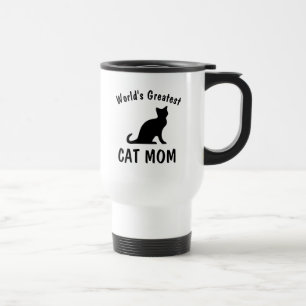 Weltweit größte Cat-Mama-Reise für eine Kaffee- Reisebecher