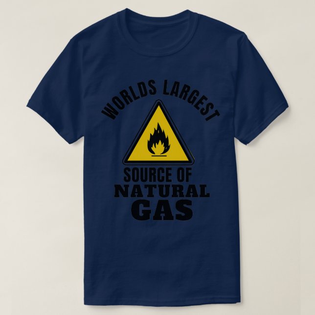 weltweit größte Erdgasquelle 34 T-Shirt (Design vorne)