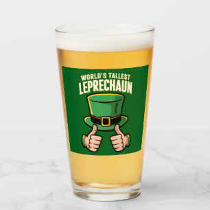 Weltweit größter Leprechaun Lustiger irischer Humo Glas