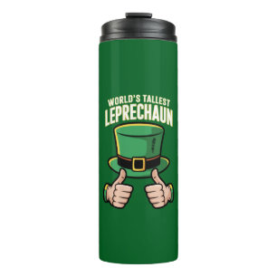 Weltweit größter Leprechaun Lustiger irischer Humo Thermosbecher