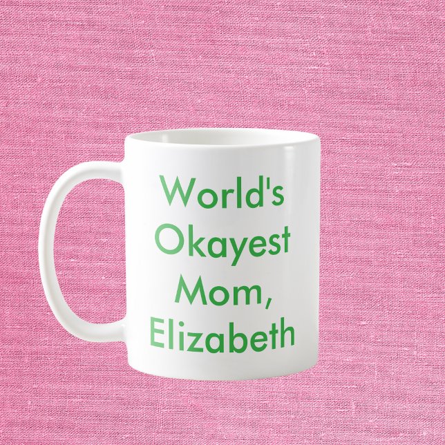 Weltweit gute Mama Personalisiert Kaffeetasse (Von Creator hochgeladen)