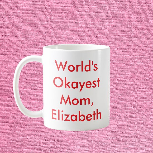 Weltweit gute Mama Personalisiert Kaffeetasse (Von Creator hochgeladen)