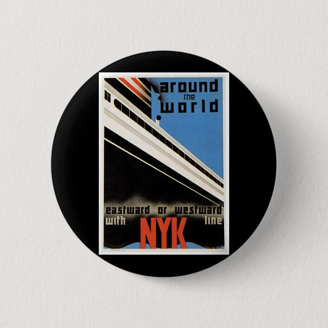 Weltweit mit NYK Button (Vorderseite)