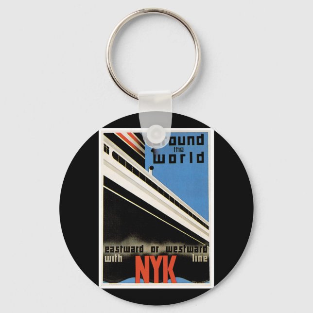 Weltweit mit NYK Schlüsselanhänger (Vorderseite)