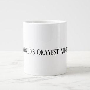Weltweit okayester Krankenpfleger Lustiger Kaffeeb Jumbo-Tasse