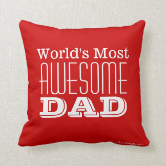Weltweit PHANTASTISCHSTE VATER-Text-Design Kissen