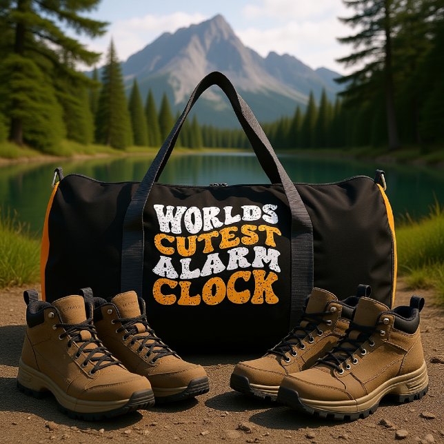 Weltweit süßester Wecker Duffle Bag (Von Creator hochgeladen)