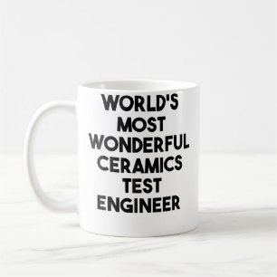 Weltweit wunderbarster Keramik-Testingenieur Kaffeetasse