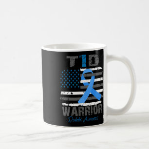 Weltweite Diabetes-Bewusstseins-Kampagne Blaues Ba Kaffeetasse