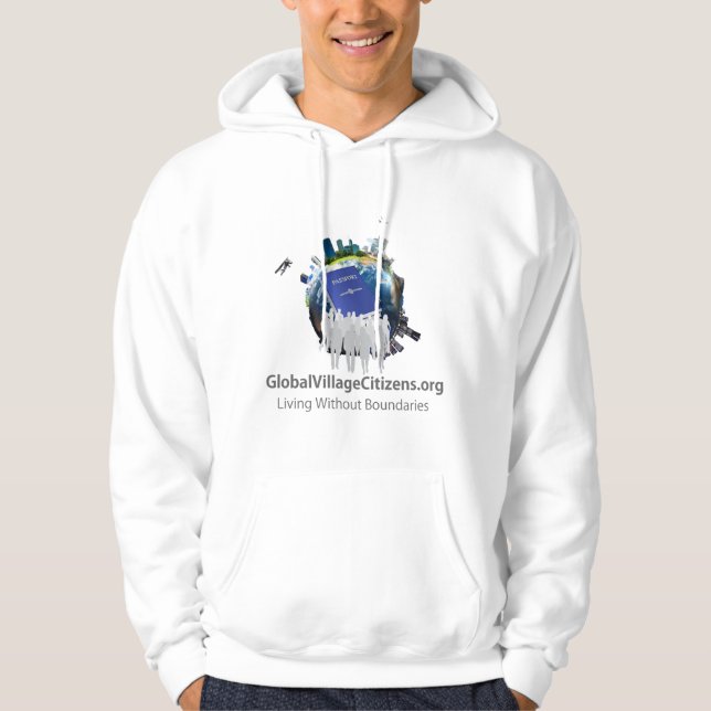 Weltweite Dorfbürger - Hoodie (Vorderseite)