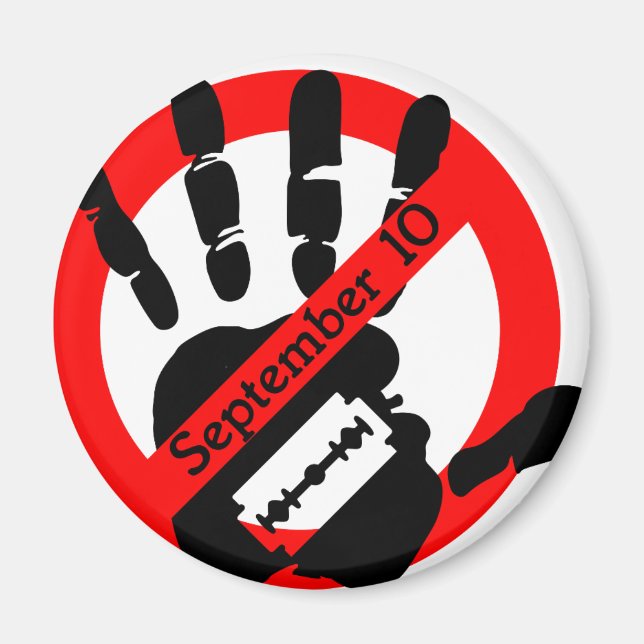 Weltweite Suizidprävention Magnet (Vorne)