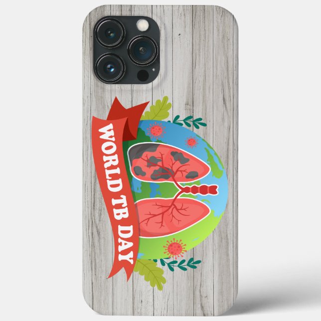 Weltweite Tuberkulosefeier Rote Krankheit Case-Mate iPhone Hülle (Rückseite)