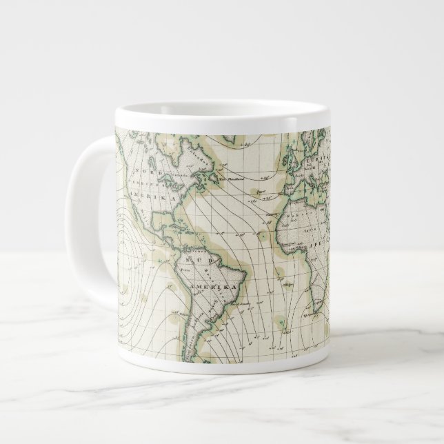 Weltweite Verbreitung Jumbo-Tasse (Vorderseite Links)