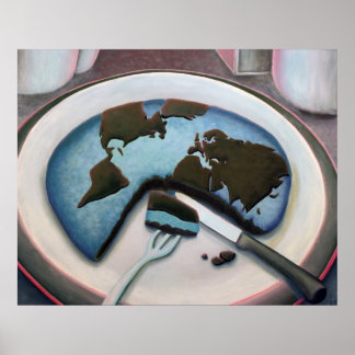 Weltweite Zerstörung Poster