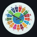 Weltweite Ziele Uhr der Weltmauer 2030<br><div class="desc">Weltweite Ziele Uhr der Weltmauer 2030</div>