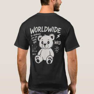 Weltweiter Bär - Licht in der Dunkelheit T-Shirt