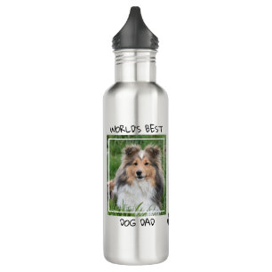 Weltweiter Bester Hund-Vater - Kundenspezifisches  Edelstahlflasche