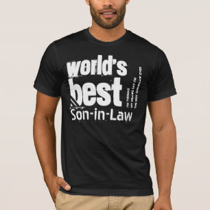 Weltweiter Bester SON-IN-LAW-Grunge Text V20J T-Shirt