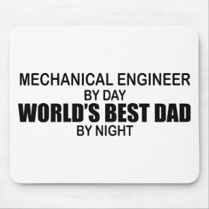 Weltweiter bester Vater - Maschinenbauingenieur Mousepad