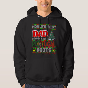 Weltweiter Papa aus Portugal Weihnachtsgeschenk Hoodie
