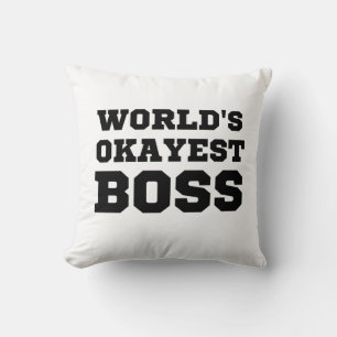Weltweiter Superboss Kissen