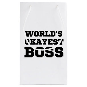 Weltweiter Superboss Kleine Geschenktüte