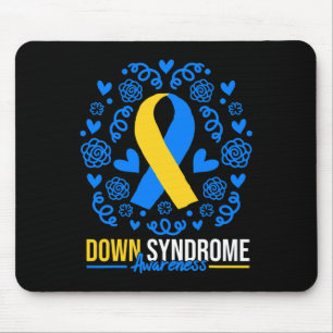 Weltweiter Tag des Down-Syndroms Band Herzen T2 Mousepad