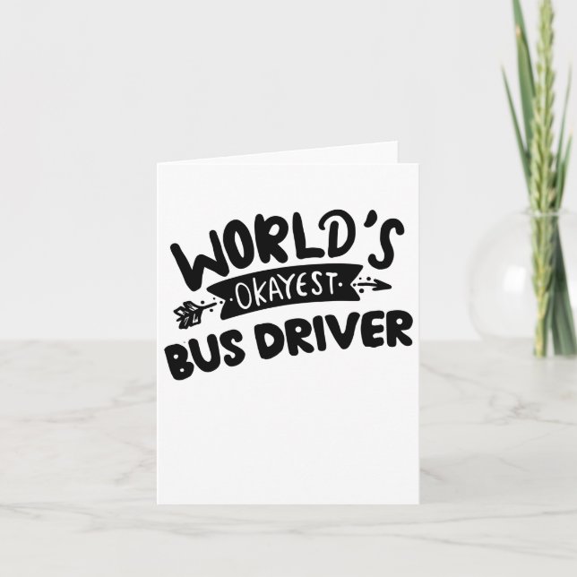 Weltweiter Tokest-Busfahrer, Bester Busfahrer alle Karte (Vorderseite)