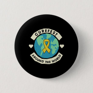 Weltweites Kinderkrebsrennen Button