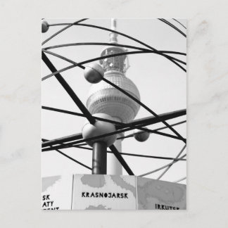 Weltzeituhr Fernsehturm Berlin Nr. 1 Postkarte