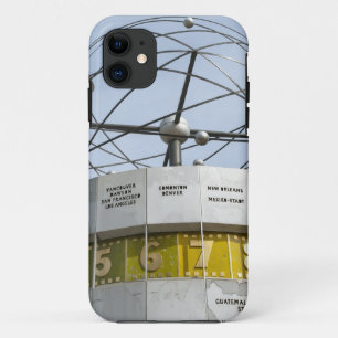 Weltzeituhr in Berlin iPhone 11 Hülle