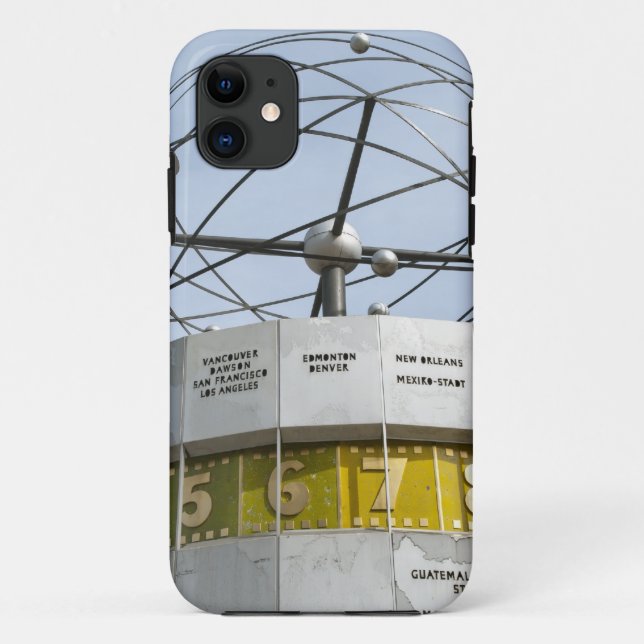 Weltzeituhr in Berlin Case-Mate iPhone Hülle (Rückseite)