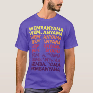 Wembanyama Basketball Tolles Geschenk Fan lustig T-Shirt