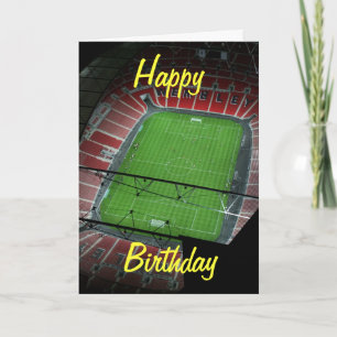 Wembley Stadium Birthday Card Karte