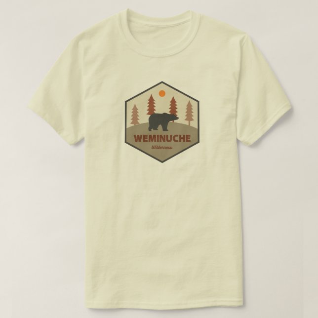 Weminuche Wilderness Colorado Bear T-Shirt (Design vorne)
