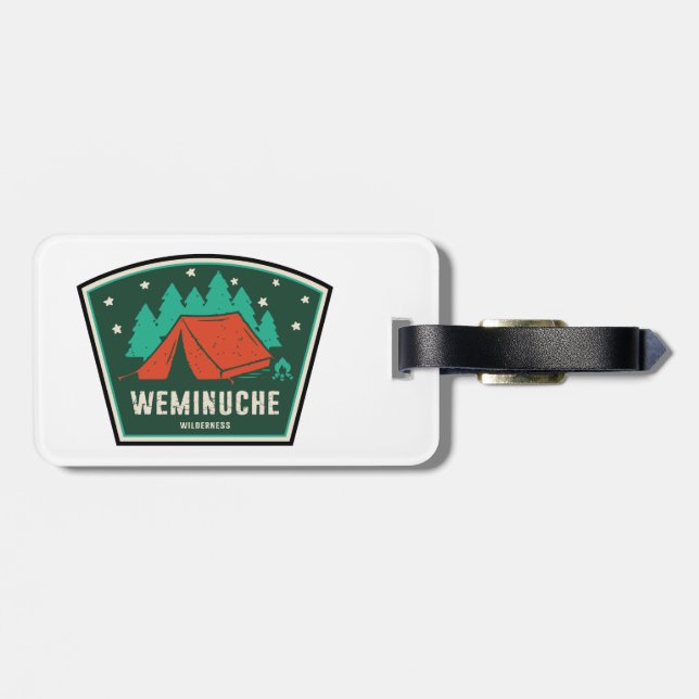 Weminuche Wilderness Colorado Camping Gepäckanhänger (Rückseite horizontal)