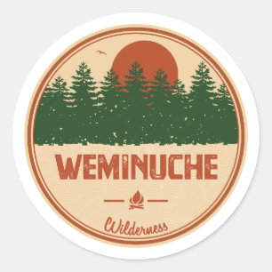 Weminuche Wilderness Colorado Runder Aufkleber
