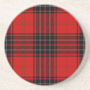 Wemyss tartan red black kariert untersetzer