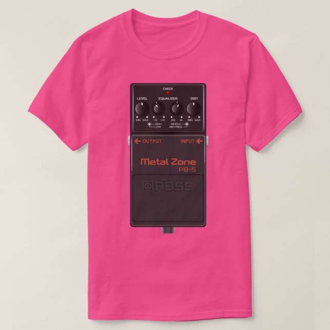 Wen der Boss Metal Zone T-Shirt (Design vorne)