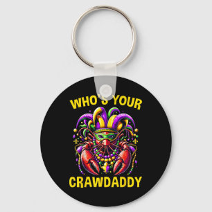 Wen Ihr Crawdaddy Crawfish Jester Beads Funny Ma Schlüsselanhänger