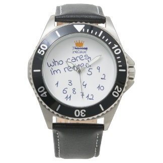 Wen interessiert's, ich bin im Ruhestand Armbanduhr