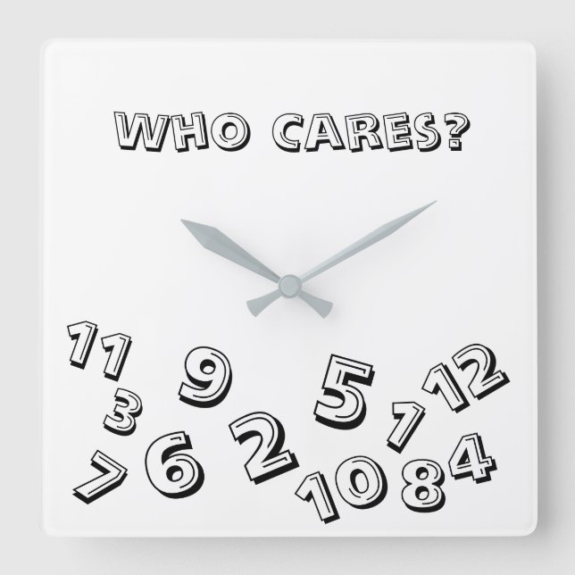 Wen kümmert es um die Uhr am Platz? (Vorderseite)