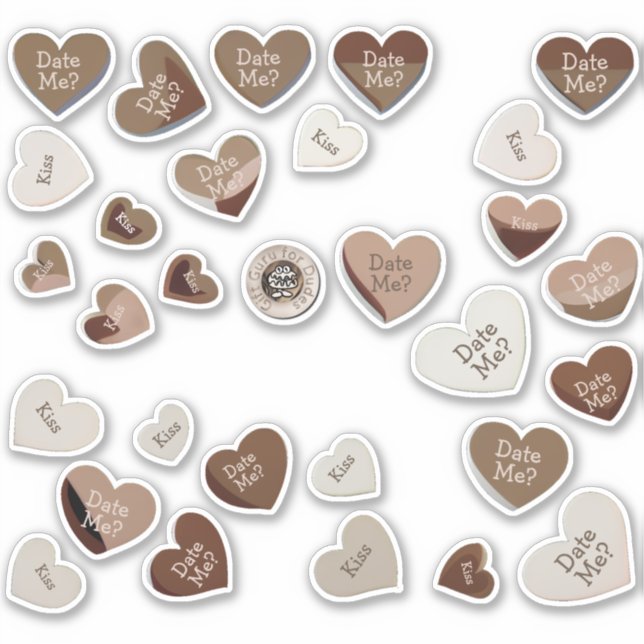 Wen Liebe du? Vinyl Stickers Aufkleber (Vorderseite)