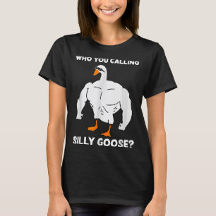 Wen nennst du dumme Gans Lustiges Fitnessstudio-Me T-Shirt