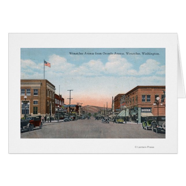Wenatchee Ave View von Orondo Ave (Vorderseite (Horizontal))