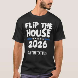 Wende das Haus Midterm-Wahlen 2026 Personalisiert T-Shirt