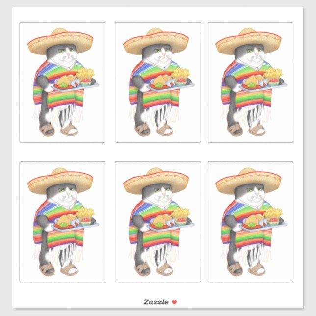 WENDELITO 14" (6 Small) Vinyl Sticker (Blatt)